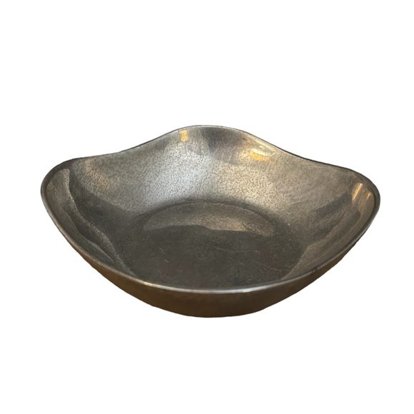 Vintage Pewter Wilton Armetale Square Serving Bowl Dish 9" Columbia, PA - USA - Picture 1 of 6